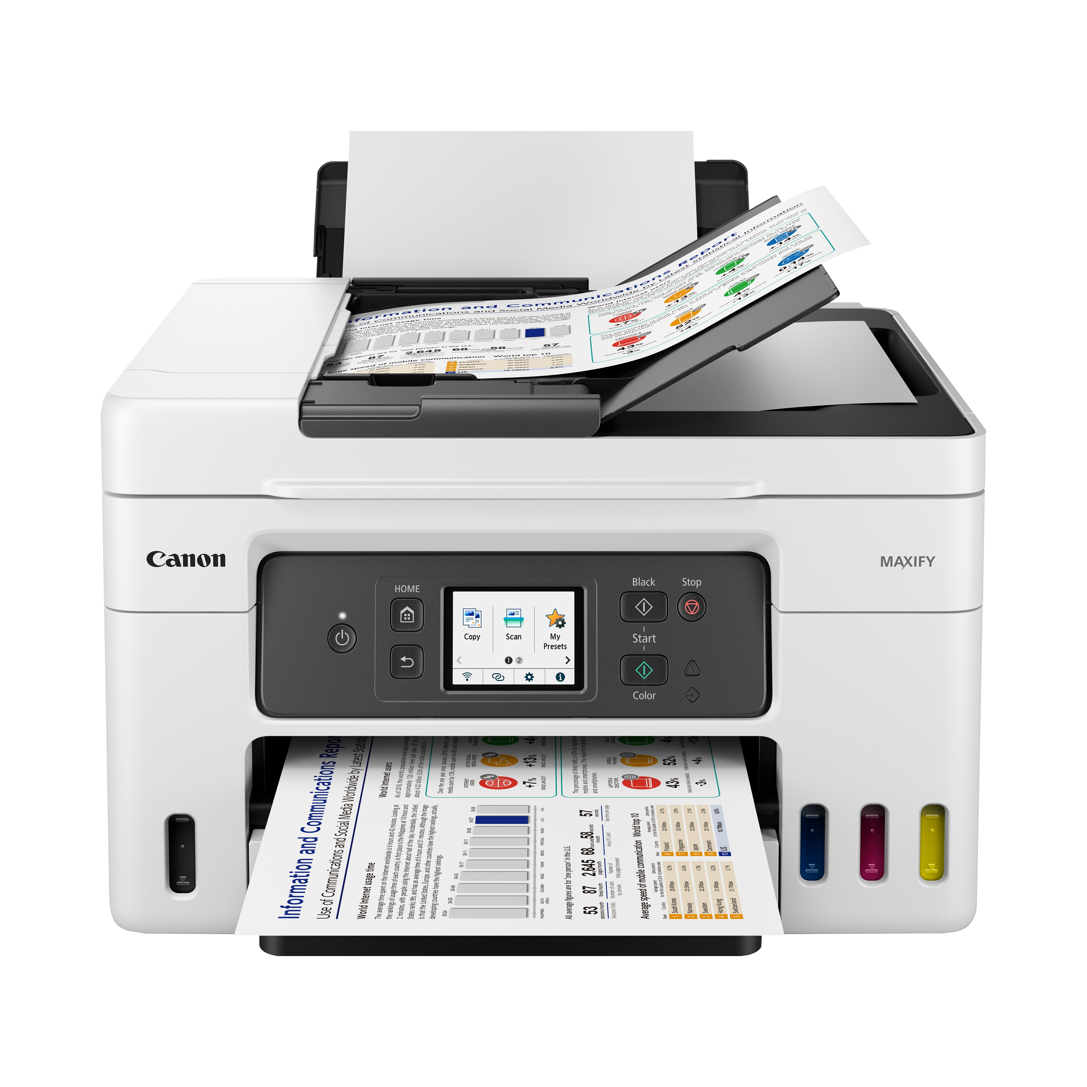 Canon Maxify GX4050, urządzenie wielofunkcyjne – Wi-Fi, LAN, USB, faks, duplex