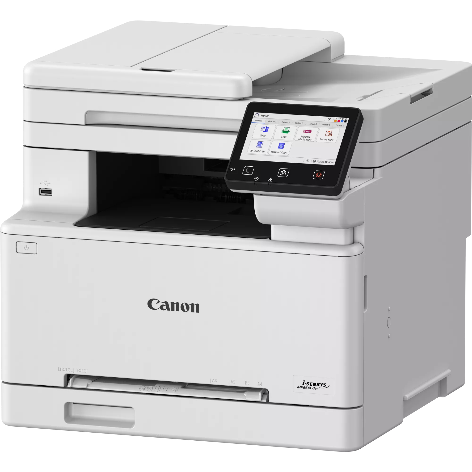 Canon i-SENSYS MF664Cdw, urządzenie wielofunkcyjne – Wi-Fi, LAN, USB, duplex