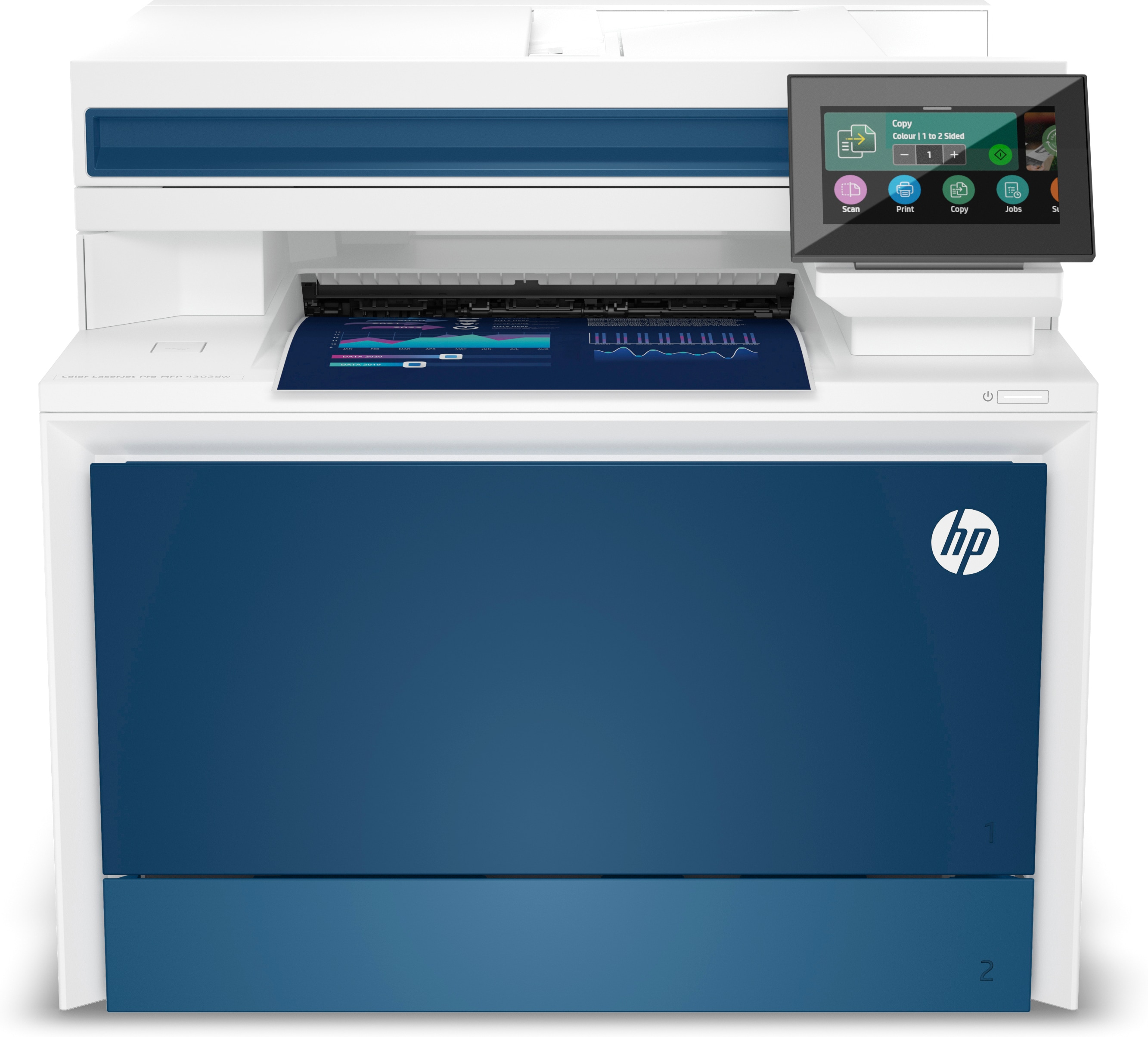 HP Color LaserJet Pro MFP 4302dw, urządzenie wielofunkcyjne – Wi-Fi, LAN, USB, duplex