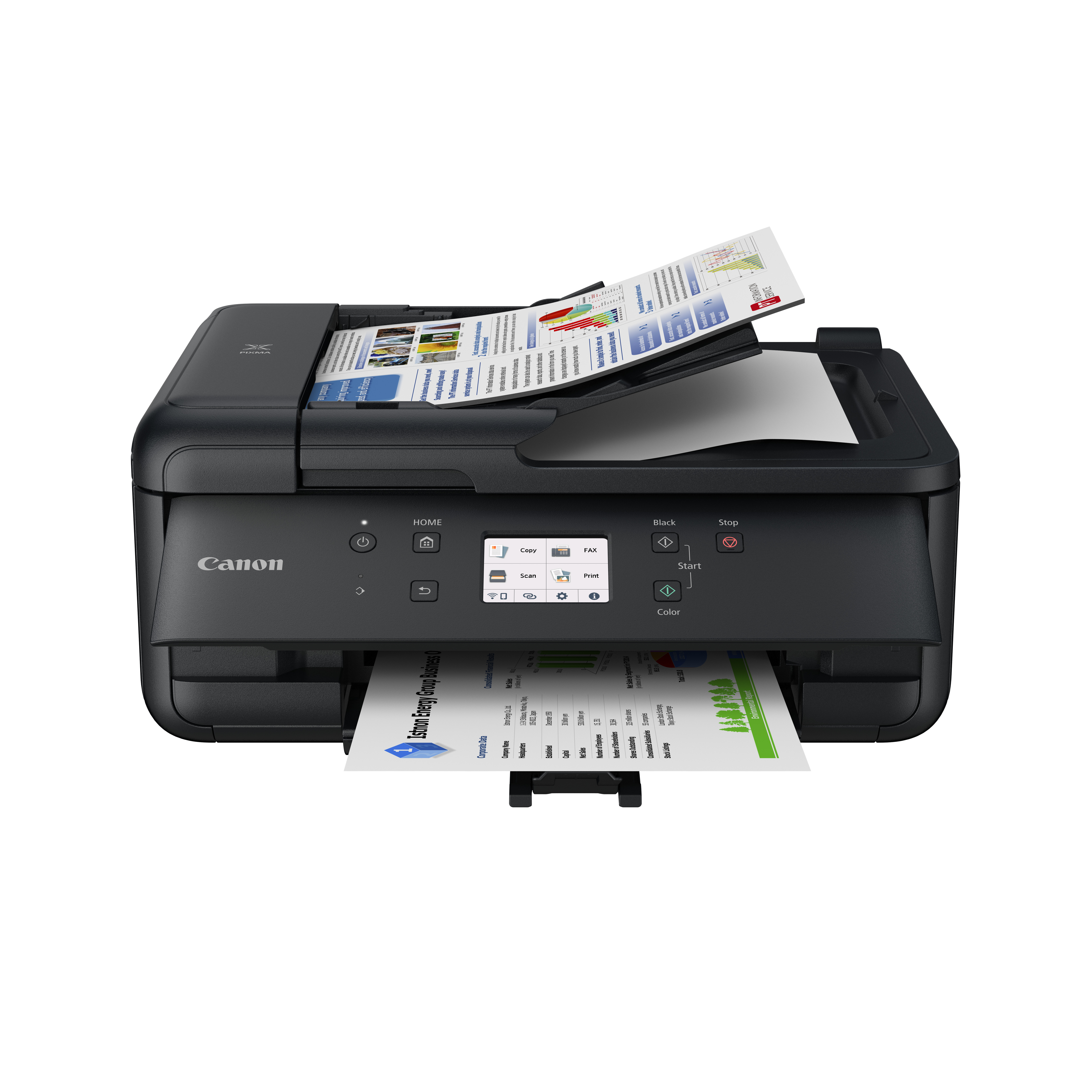 Canon PIXMA TR7650, urządzenie wielofunkcyjne – Wi-Fi, LAN, USB, faks, duplex