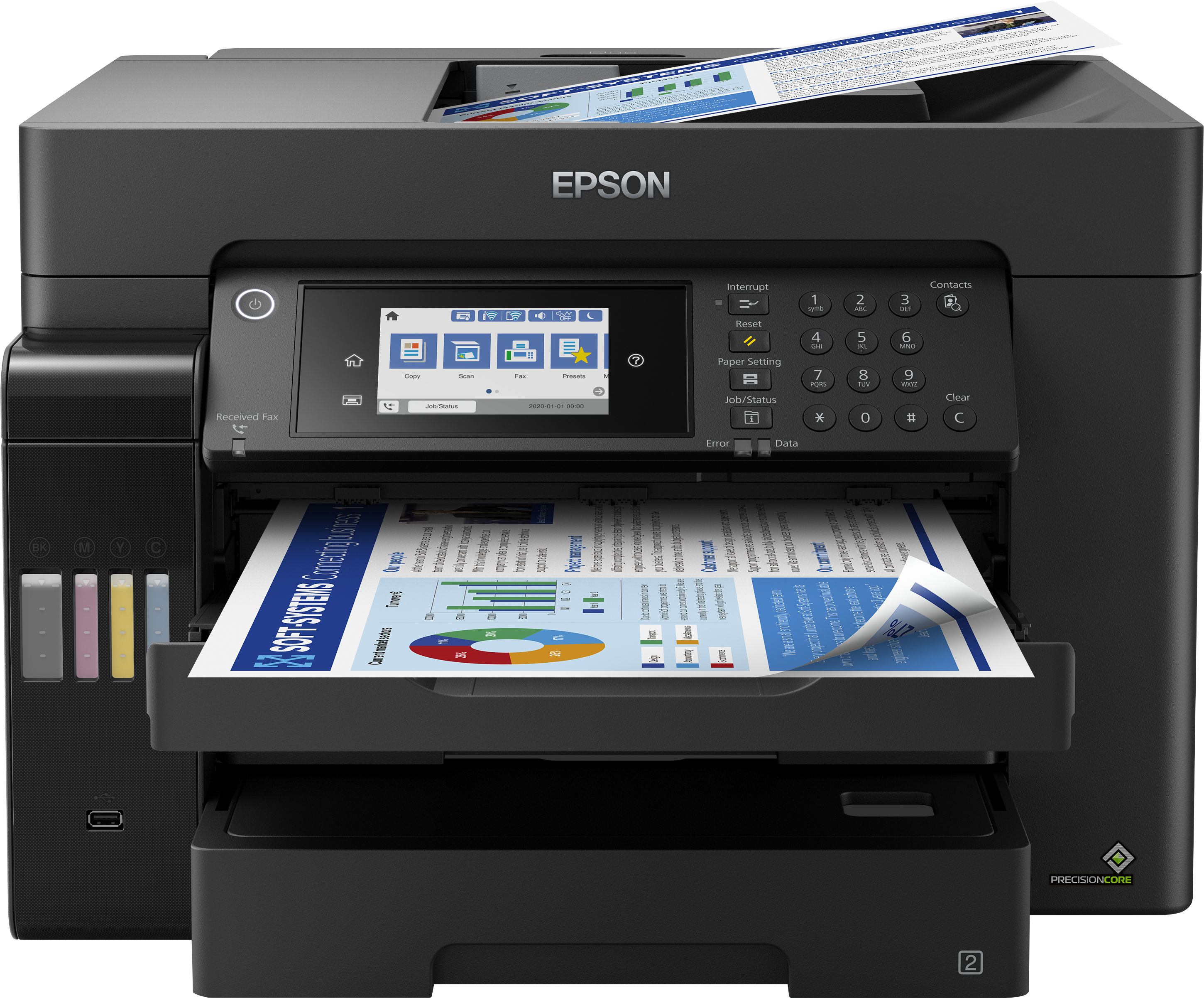 Epson EcoTank ET-16650, urządzenie wielofunkcyjne – Wi-Fi, LAN, USB, faks, duplex