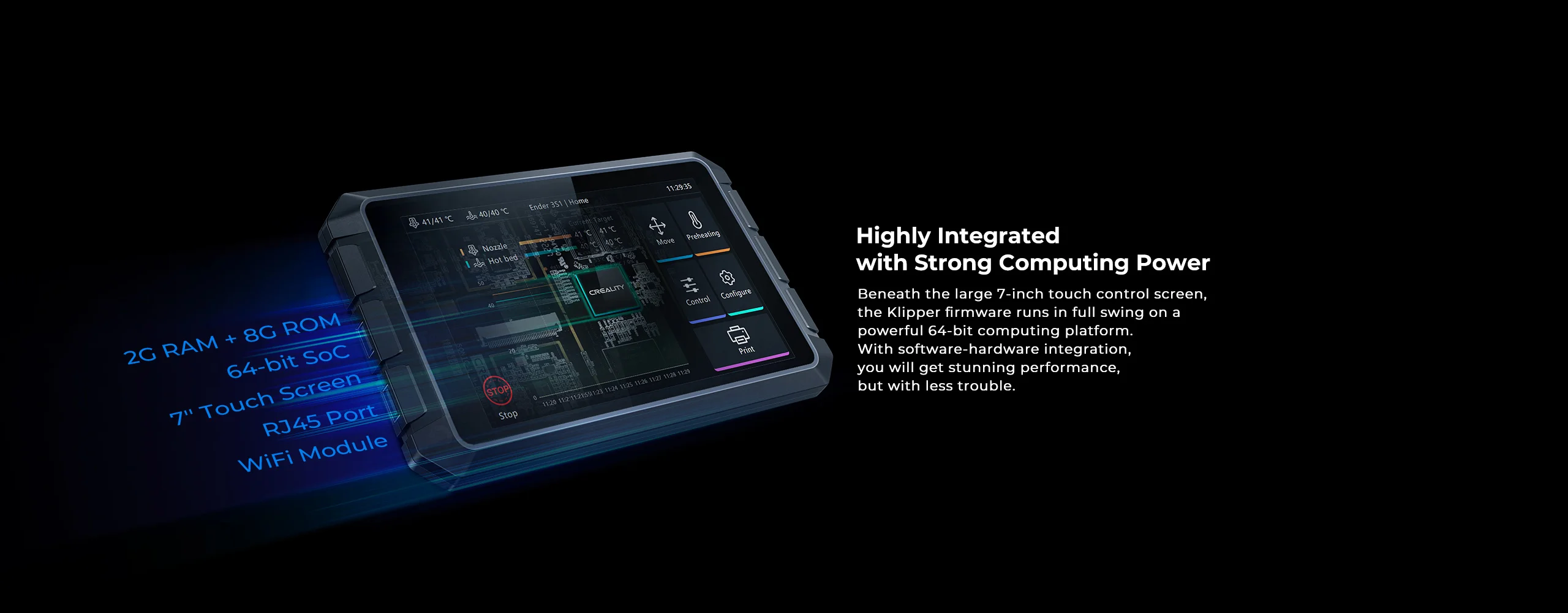 Creality 3D kontroler drukarki Sonic Pad, drukarka 3D
