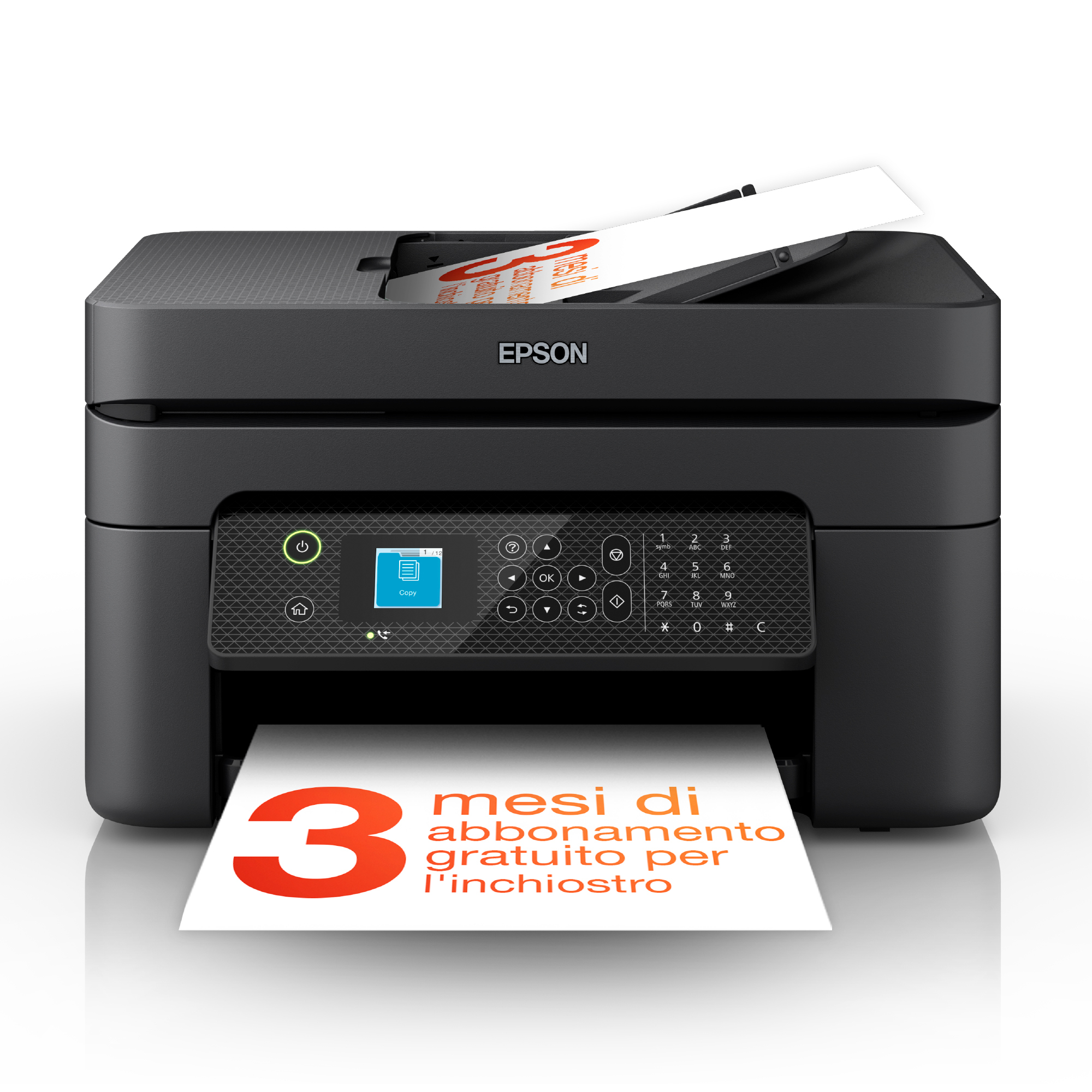 Epson WorkForce WF-2930DWF, urządzenie wielofunkcyjne – Wi-Fi, LAN, USB, faks, duplex