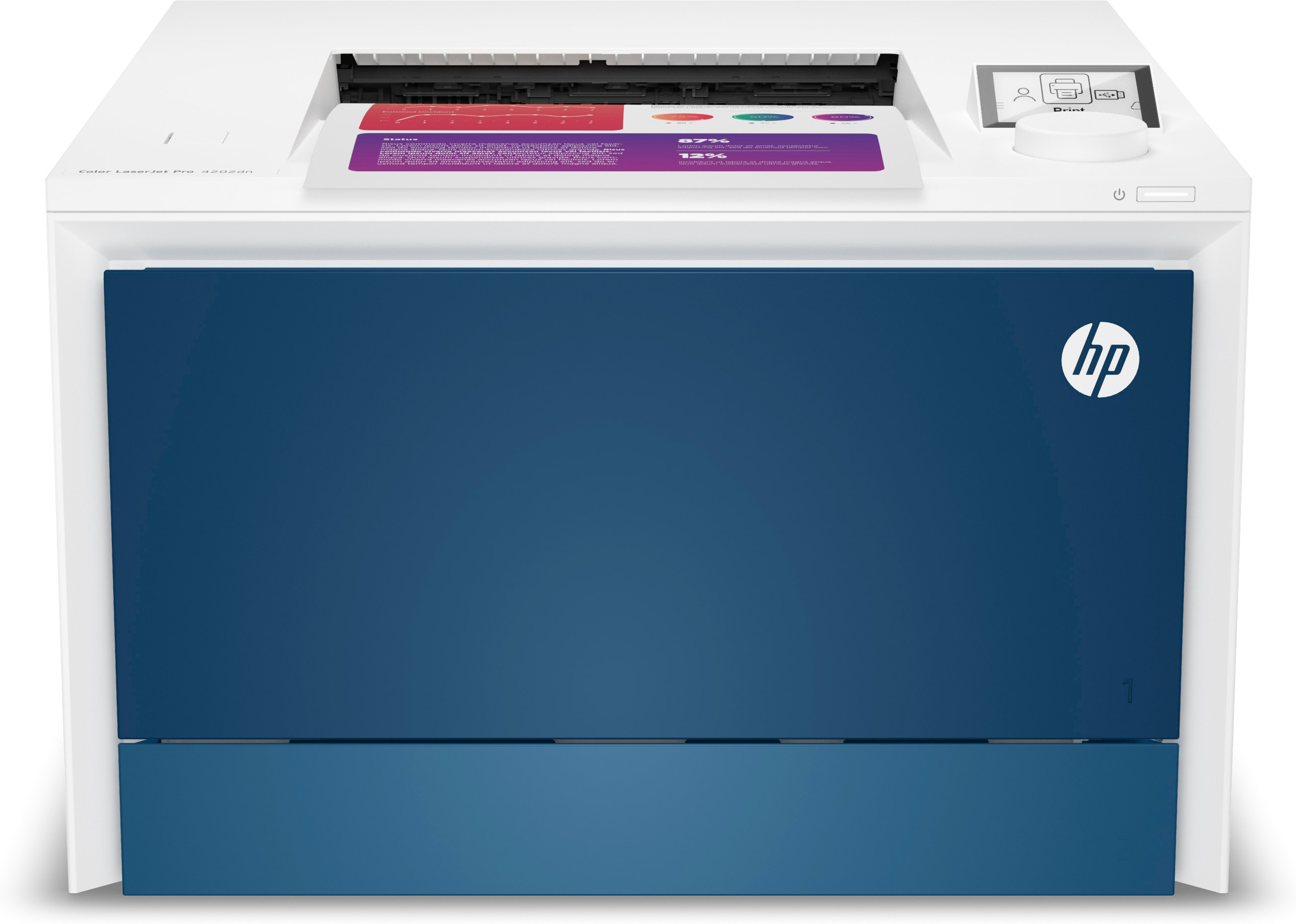 HP Color LaserJet Pro 4202dn, kolorowa drukarka laserowa – LAN, USB, duplex