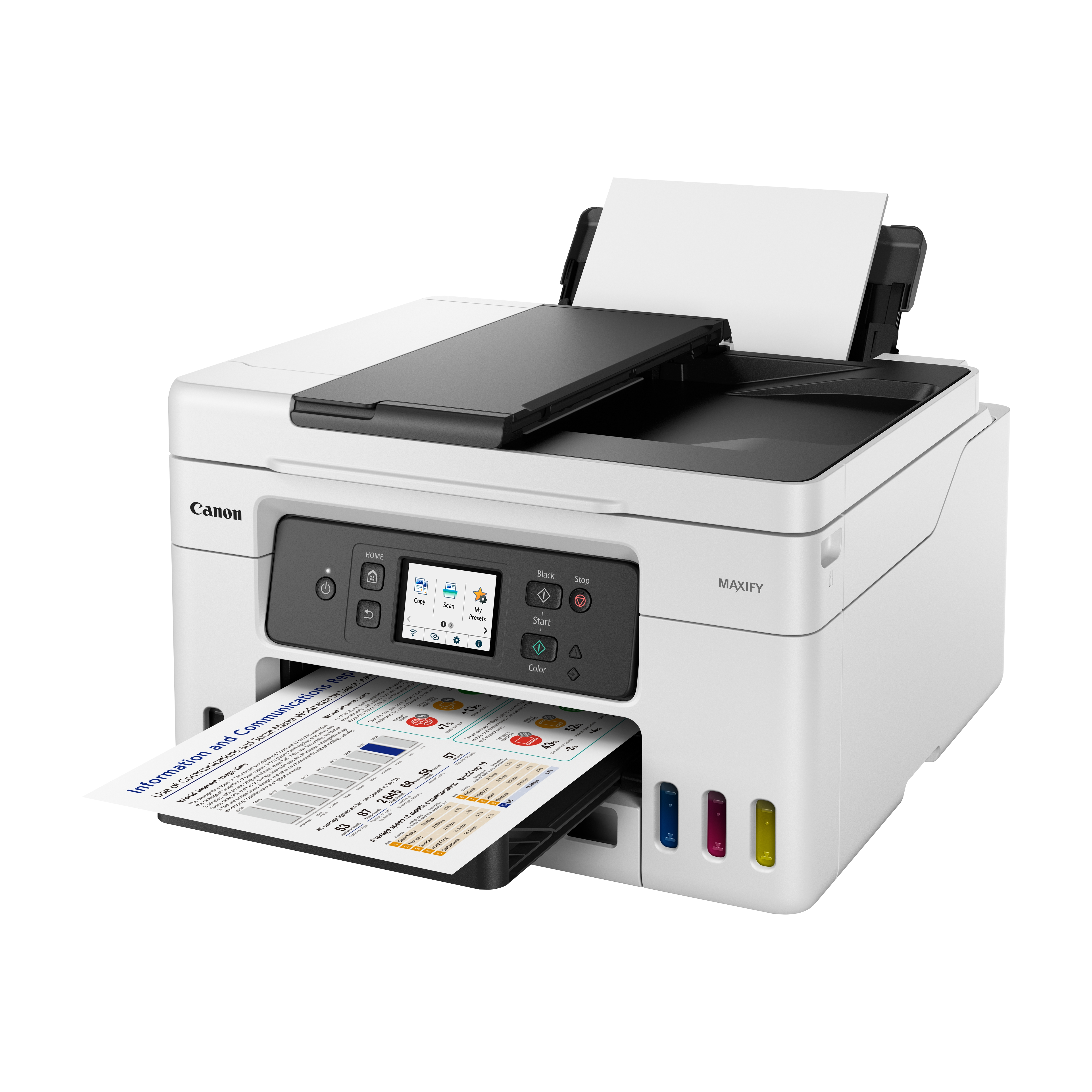 Canon Maxify GX4050, urządzenie wielofunkcyjne – Wi-Fi, LAN, USB, faks, duplex
